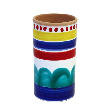 Portabottiglia o utensili Alicudi ceramiche de simone Portabottiglia o utensili Alicudi ceramiche de simone